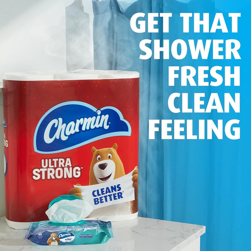 Charmin Flushable Wipes - 480 Total Wipes (12 Packs of 40) for a Shower Fresh Clean Feeling - Image 5